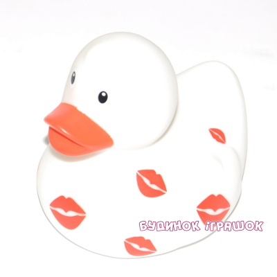 Іграшки для ванни - Гумова іграшка Lilalu Funny Ducks Качка Поцілунок (L1995)