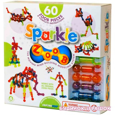Конструктори з унікальними деталями - Конструктор Sparkle 60 ZOOB (0Z11060)