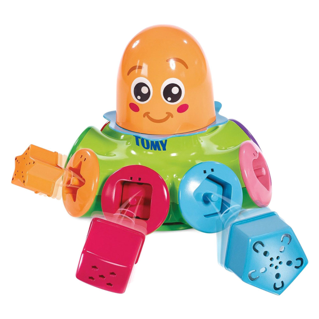 Розвивальні іграшки - Сортер- дзига Веселий восьминіг TOMY (T72423)