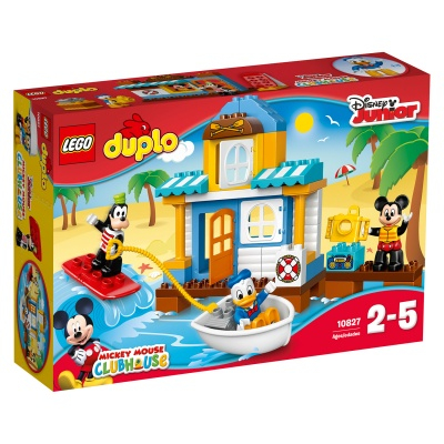 Конструкторы LEGO - Конструктор LEGO DUPLO Микки и его друзья: Домик на пляже (10827)
