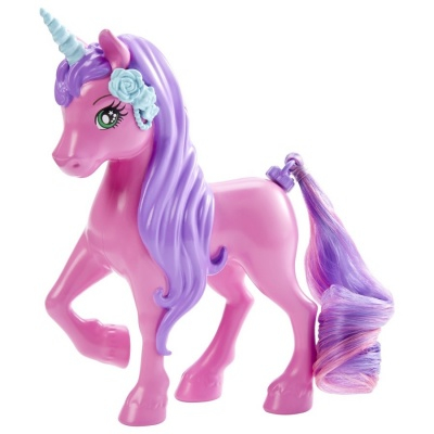 Куклы - Животные Любимец серии Сказочно-длинные волосы Единорог Barbie (DKB53) (DKB50/DKB53)