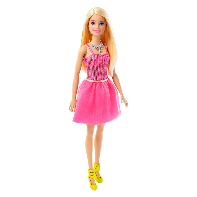 Куклы - Кукла Блестящая В светло-розовом платье Barbie (T7580 / DGX82) (T7580/DGX82)