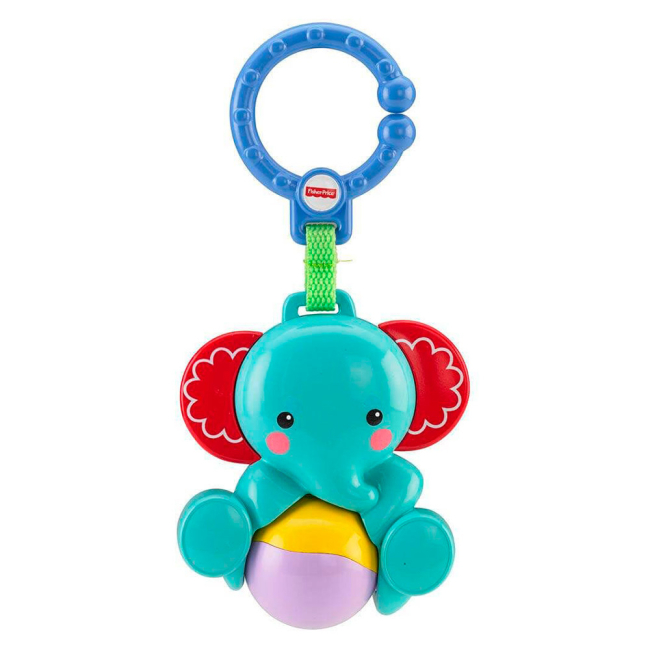 Подвески, мобили - Погремушка-прорезыватель Слоненок Fisher-Price (DRC00/CBK74)