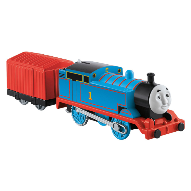 Уцененные игрушки - Уценка! Паровозик Thomas and Friends Track master Томас с вагоном моторизированный (BMK87/BML06)