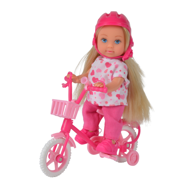 Куклы - Кукла Steffi & Evi Love Эви на розовом велосипеде (5731715-1)