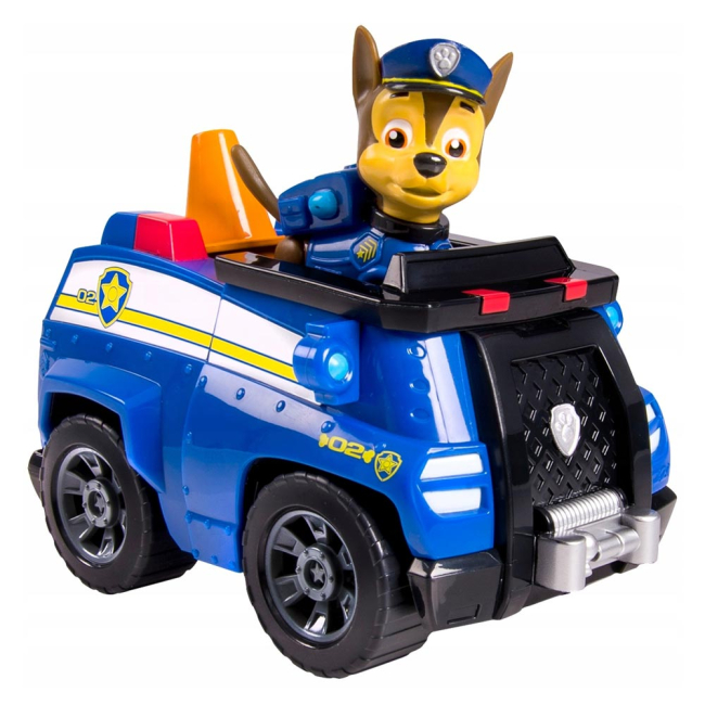 Фигурки персонажей - Спасательный автомобиль Paw Patrol с фигуркой Гонщика (SM16601/SM16601-1)