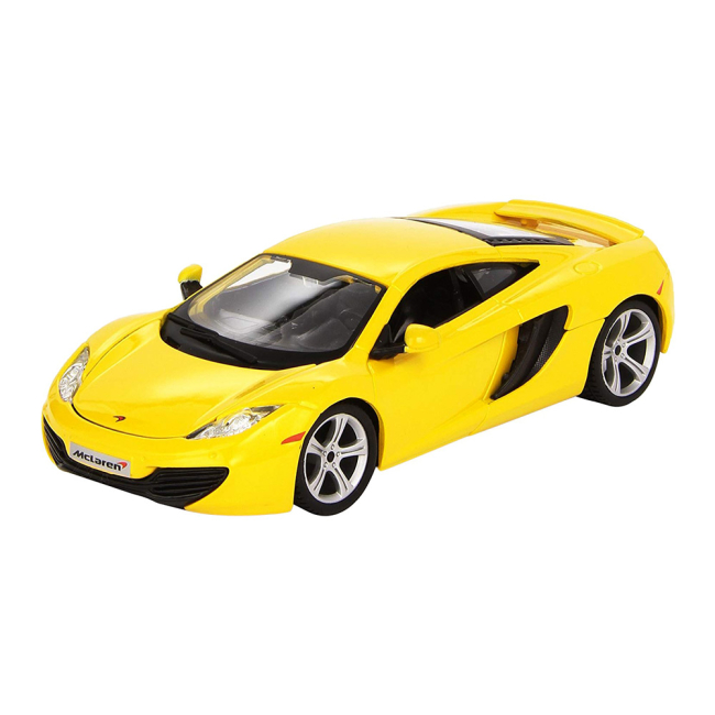 Автомодели - Автомодель Bburago McLaren MP4-12C желтый металлик (18-21074 met yellow)
