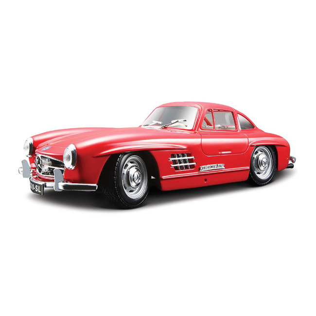 Автомоделі - Автомодель Bburago Mercedes-Benz 300 SL 1954 червона (18-22023 red)
