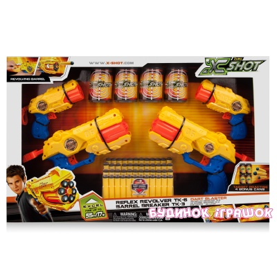 Помповое оружие - Набор бластеров ZURU Excel Combo Pack X-Shot (36129)