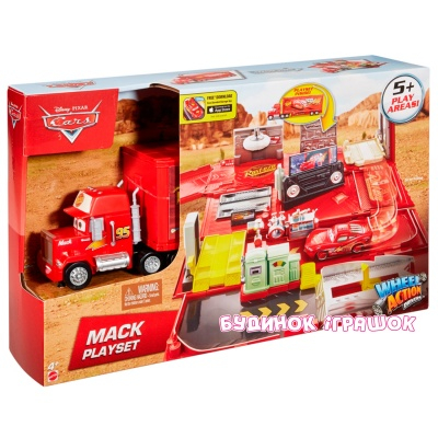 Транспорт і спецтехніка - Автомобіль Mattel CARS Дай п ять Трейлер Мак (DKV46)