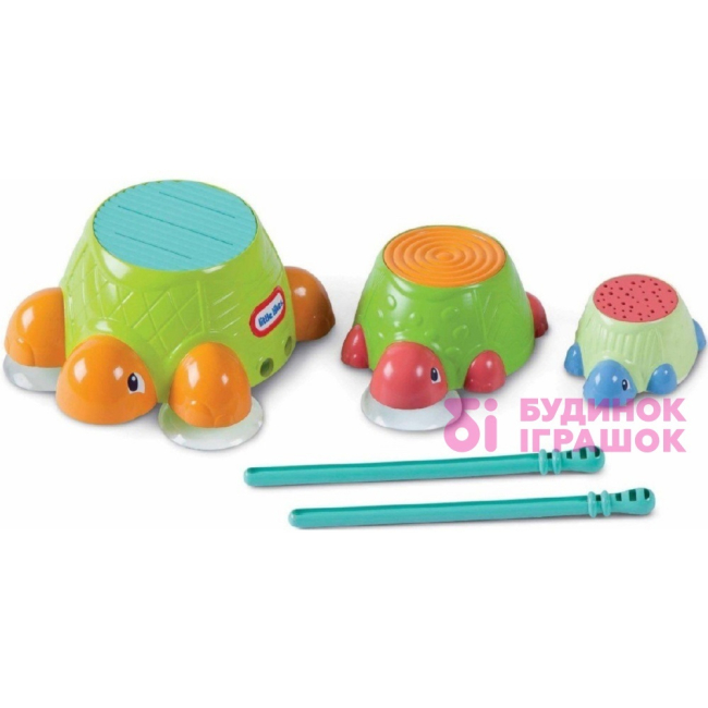 Игрушки для ванны - Игровой набор для ваннной Черепашки-барабанчики Little Tikes (632266M)