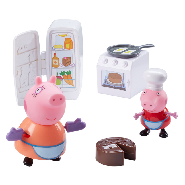Фигурки персонажей - Игровой набор Кухня Пеппы Peppa Pig (06148)