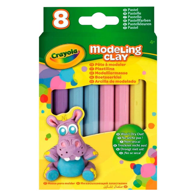 Наборы для лепки - Пластилин Crayola пастельных цветов (57-0311)