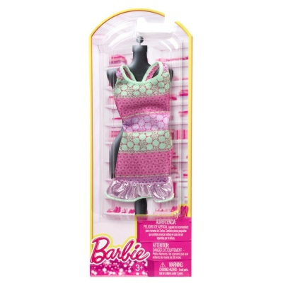 Одежда и аксессуары - Игровой набор одежды Домашнее разноцветное платье Barbie Модница (N4875 / BCN50) (N4875/BCN50)