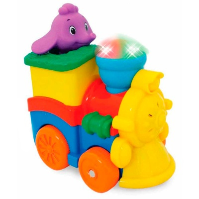 Розвивальні іграшки - Розвивальна іграшка KIDDIELAND Паровозик Слоника (53462) (053462)