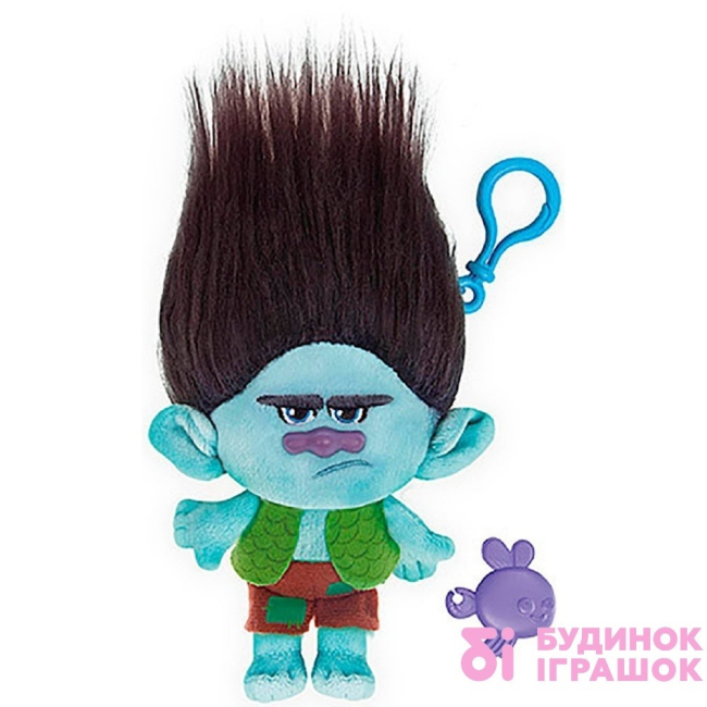 Брелоки - М'яка іграшка з кліпсою Тролі Grumpy Branch Zuru (6202H)