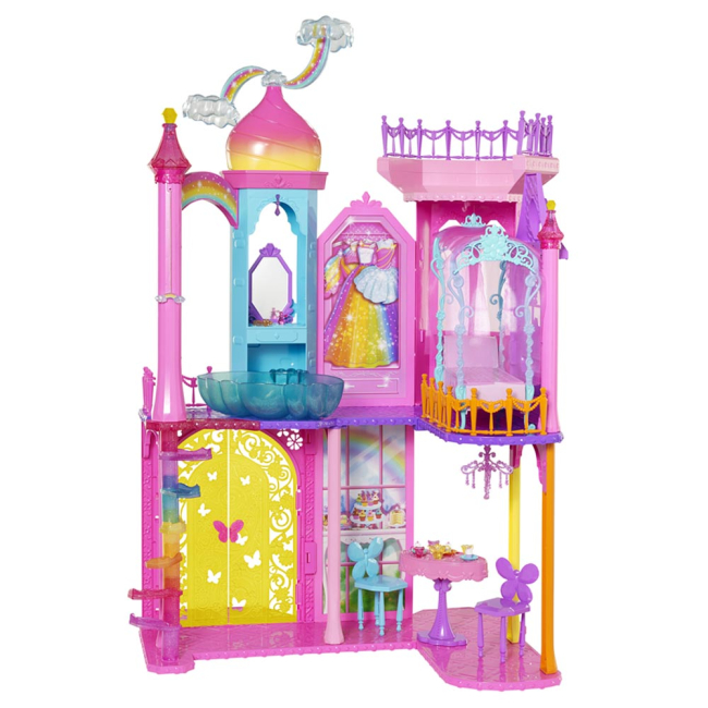 Меблі та будиночки - Ігровий набір Райдужний палац Barbie (DPY39)