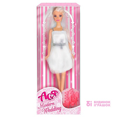 Куклы - Кукла Модная свадьба с аксессуарами Ася (35055)