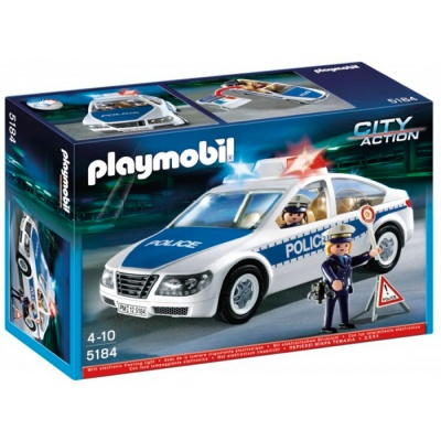 Конструктори з унікальними деталями - Конструктор PLAYMOBIL Поліцейська машина (5184) (4008789051844)