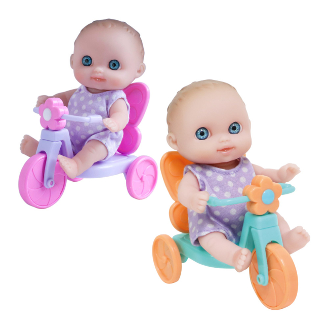Пупсы - Пупс JC Toys Малыш с велосипедом ассортимент (JC16912-5) (4105014)
