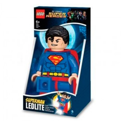 Часы, фонарики - Фонарик-ночник IQ Lego Super Heroes Супермен (LGL-ТОВ20Т)