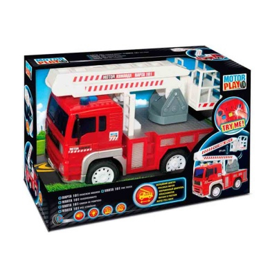 Транспорт и спецтехника - Пожарный автомобиль Motor Play Вахта 101 (12018)