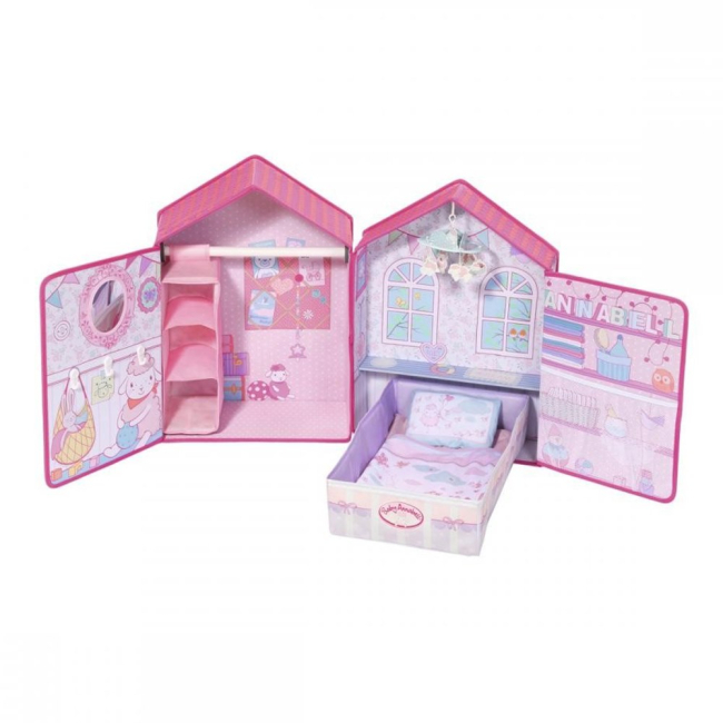 Меблі та будиночки - Будиночок для ляльки Baby Annabell Рожеві сни з аксесуарами Zapf Creation (794425)