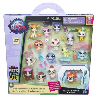 Фигурки персонажей - Игрушечный набор Littlest Pet Shop Коллекция зверюшек (B6625) (В6625)