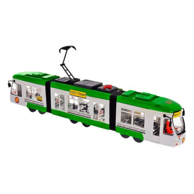 Транспорт і спецтехніка - Іграшка Міський трамвай Big Motors (1258)