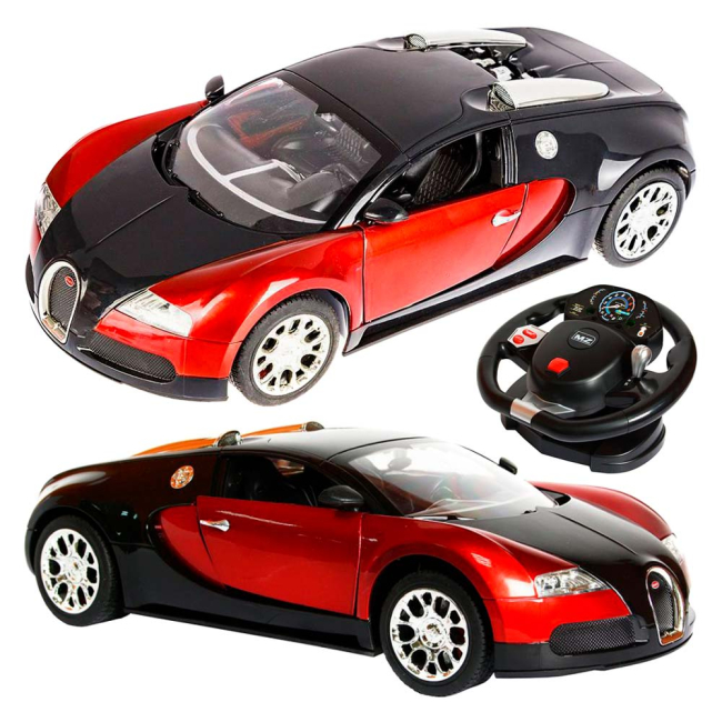 Радіокеровані моделі - Автомодель MZ Bugatti veyron червона на радіокеруванні 1:14 (2232T)