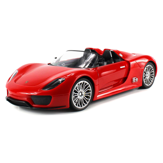 Радиоуправляемые модели - Автомодель MZ Porsche 918 Spider на радиоуправлении 1:14 красная 2246T