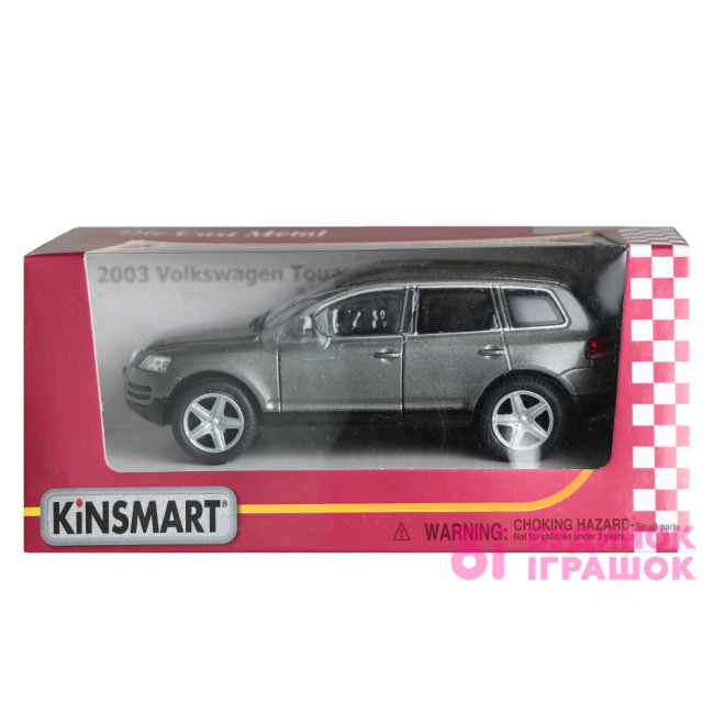 Автомодели - Игрушка машинка металлическая инерционная Volkswagen Touareg Kinsmart (KT5078W)