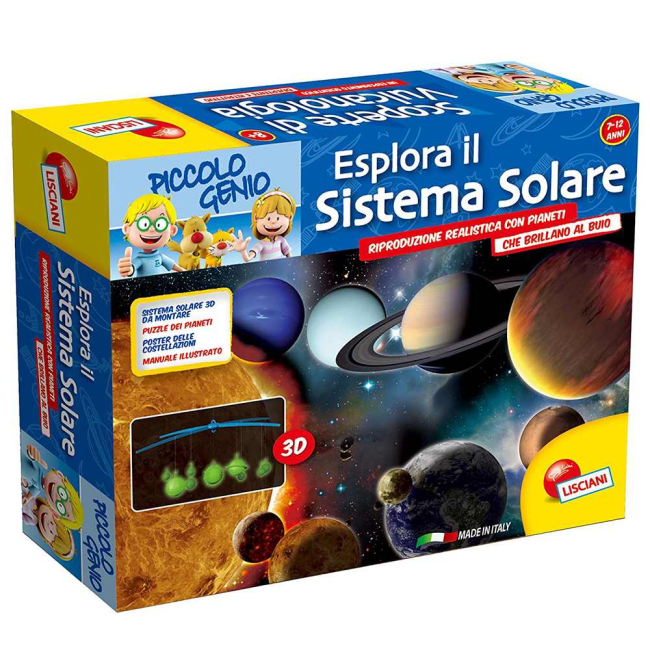 Научные игры, фокусы и опыты - Игровой Набор Liscianigiochi  I"M Genius Солнечная Система (50208)
