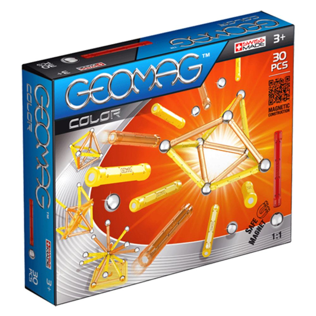 Магнитные конструкторы - Магнитный конструктор Geomag Color 30 деталей  (PF.510.251.00)