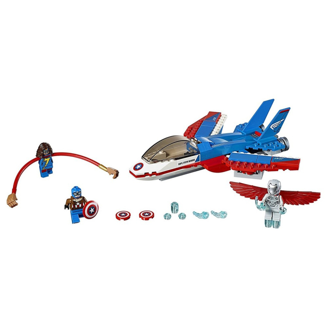 Конструкторы LEGO - Конструктор Воздушная погоня Капитана Америка LEGO Super Heroes (76076)