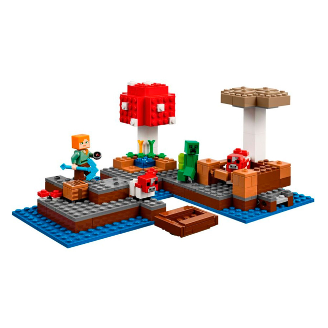 Конструкторы LEGO - Конструктор LEGO Minecraft Грибной остров (21129)