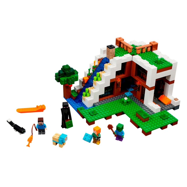 Конструкторы LEGO - Конструктор LEGO Minecraft Водопад (21134)