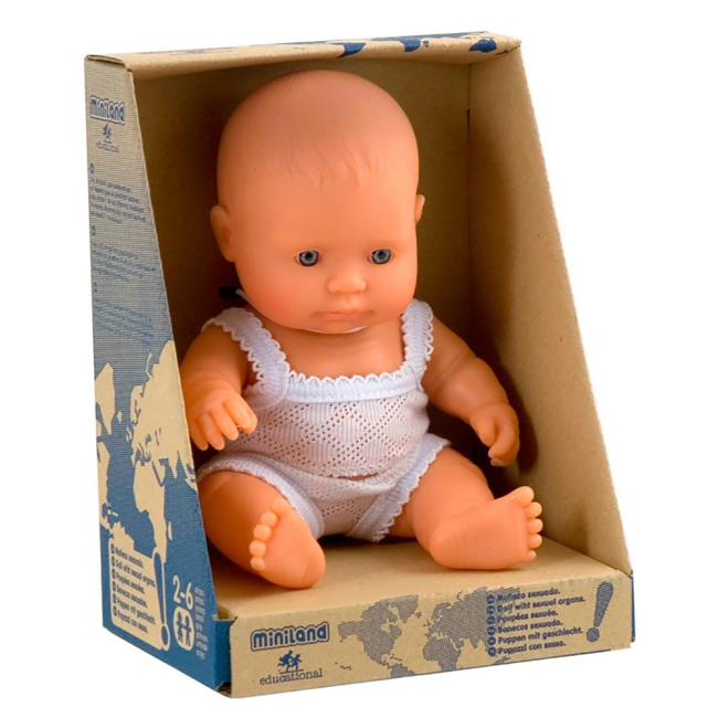 Пупси - Лялька-пупс маленька дівчинка Miniland (31122)