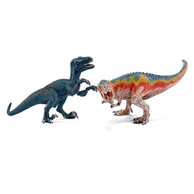 Фігурки тварин - Ігрова фігурка Тиранозавр і Велоцираптор Schleich (42216)