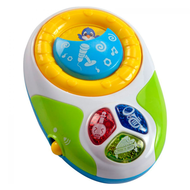 Развивающие игрушки - Музыкальный плеер со светом и звуком BeBeLino С голосами животных (58024)