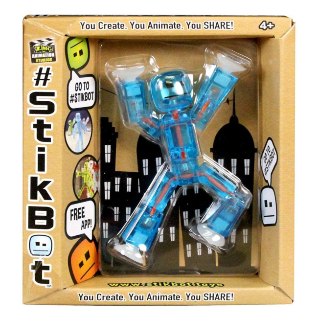 Фігурки персонажів - Ігрова фігурка для анімаційної творчості STIKBOT S1 синій (TST616Bl)