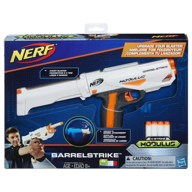 Помпова зброя - Бластер іграшковий БаррелСтрайк NERF Модулус (C0389/C0390)