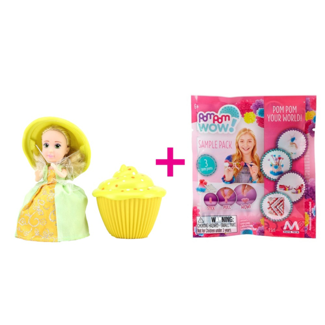 Куклы - Игровой набор «капкейки + Pom Pom Wow» JC Toys (1089А-PPW)