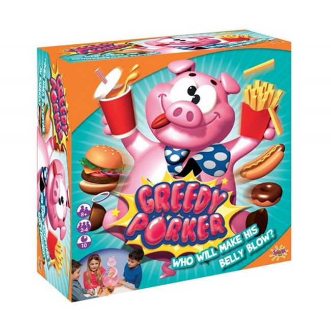 Настольные игры - Настольная механическая игра Splash Toys Жадный поросенок (7001009)