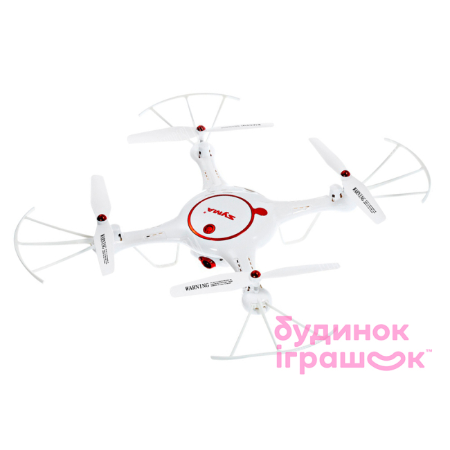 Радиоуправляемые модели - Квадрокоптер Syma X5UC с HD камерой белый 32 см (X5UC)