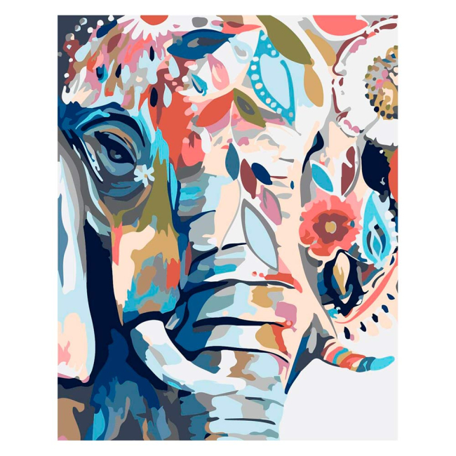 Товары для рисования - Картина по номерам Воточные краски Идейка Звери птицы 40х50 см (КН2470)