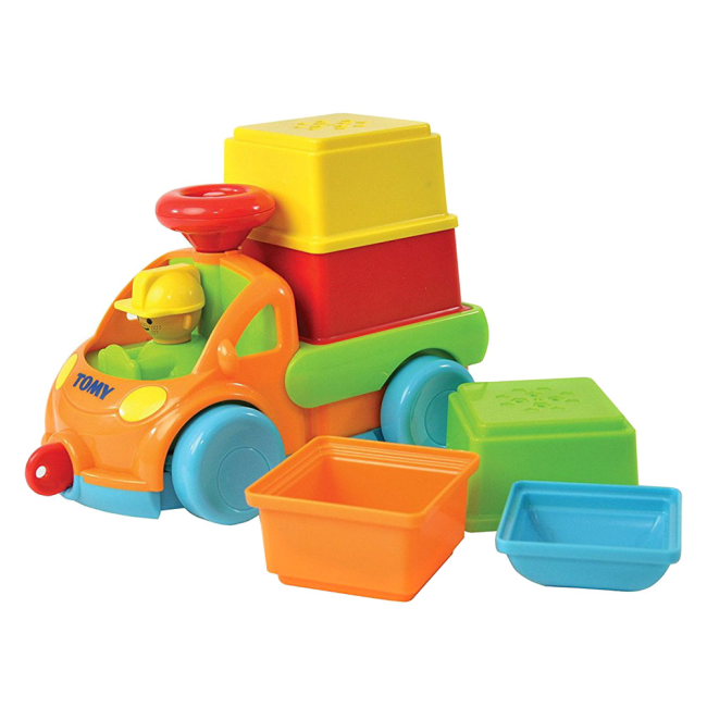 Розвивальні іграшки - Вантажівка з пірамідкою Tomy (T72467)