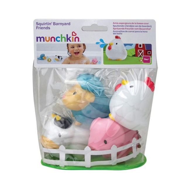 Іграшки для ванни - Іграшка для ванної Сільські друзі Munchkin (12000)
