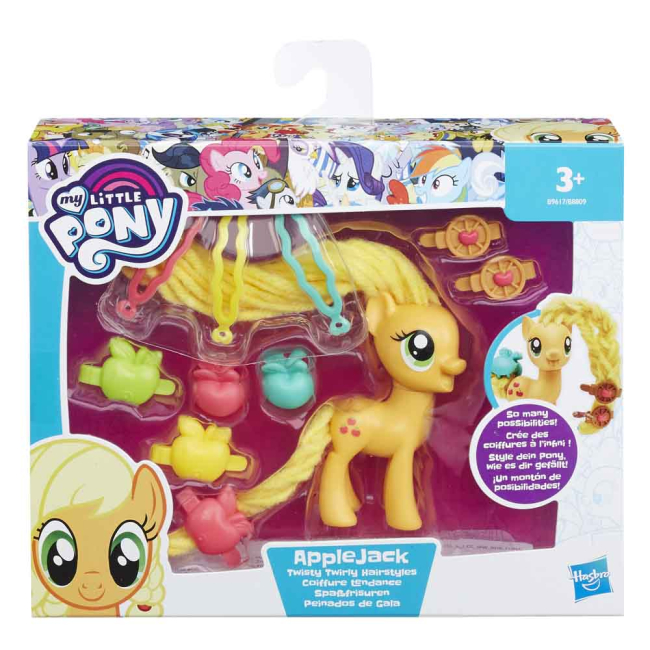 Фигурки персонажей - Набор игрушечный Праздничные прически Еплджек My Little Pony (B8809/B9617)