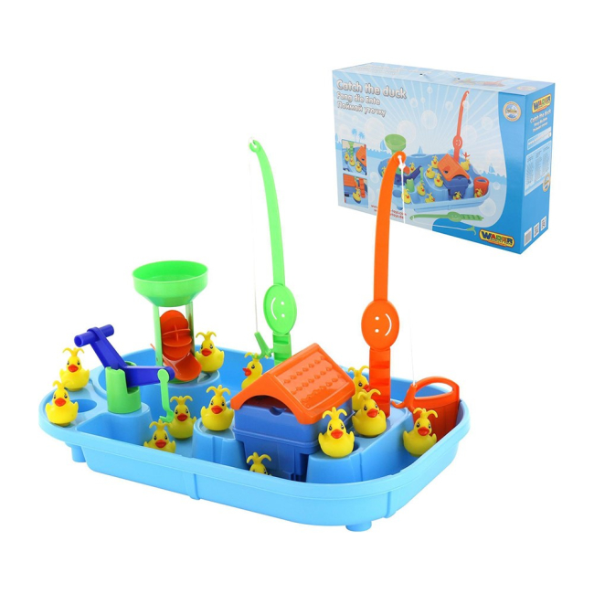 Игрушки для ванны - Детская игра Поймай уточку Polesie для 2-х игроков (40541)